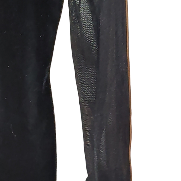 JR Nites Woman Vintage Black Velvety Sheer Size Large - Picture 4 of 10